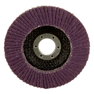 3M Flap Disc 769F, 40+, T29, 4-1/2 in x 7/8 in