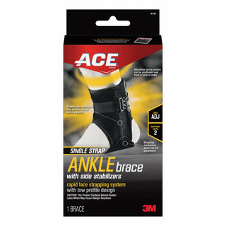 ACE Ankle Support with Side Stabilizers 901007, Adjustable