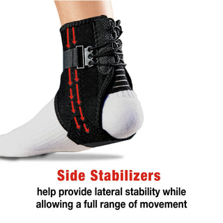 ACE Ankle Support with Side Stabilizers 901007, Adjustable