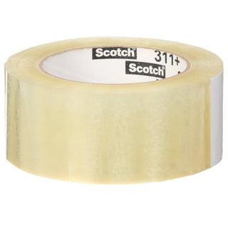 Scotch® Box Sealing Tape 311+, Clear, 48 mm x 50 m