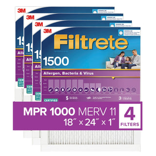 Filtrete Allergen, Bacteria & Virus Air Filter, 1500 MPR, 2021-4