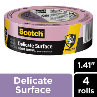 Scotch® Delicate Surface Painter's Tape 2080-36DP4, 1.41 in x 60 yd.