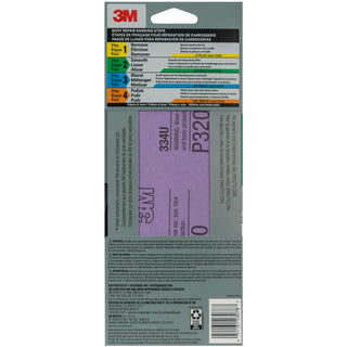 3M Premium Automotive Sandpaper, 03078, 3 2/3 in x 9 in, 320 Grit