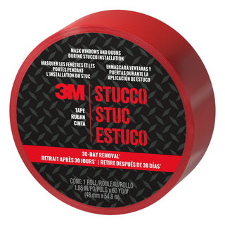 3M Stucco Tape 3262, 1.88 in x 60 yd (48 mm x 54.8 m) 12 rls/case