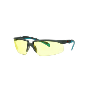 3M Solus 2000 Series, S2003SGAF-BGR, Gray/Blue-Green Temples