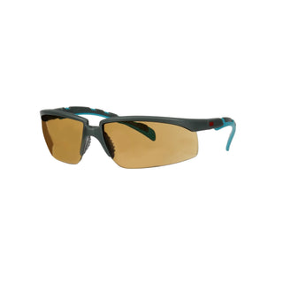 3M Solus 2000 Series, S2005SGAF-BGR, Gray/Blue-Green Temples