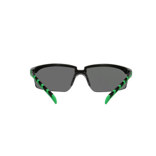 3M Solus 2000 Series, S2030AS-BLK, Black/Green Temples