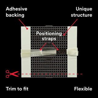 3M High Strength Repair Plate, 4-pack, RP6IN-4PK