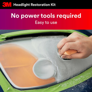 3M Headlight Lens Restoration Kit, 39084F2, 12 per case, 2 pack