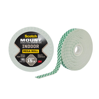 Scotch-Mount Indoor Double-Sided Mounting Tape Mega Roll 110H-LONG-DC