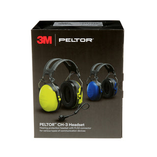 3M PELTOR CH-3 Headset with PTT Neckband MT74H52B-111, FLX2