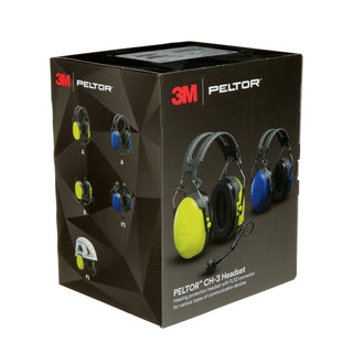 3M PELTOR CH-3 Headset with PTT Neckband MT74H52B-111, FLX2