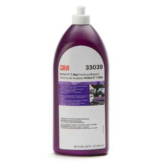 3M Perfect-It 1-Step Finishing Material, 33039, 1 qt (32 fl oz), 6 percase