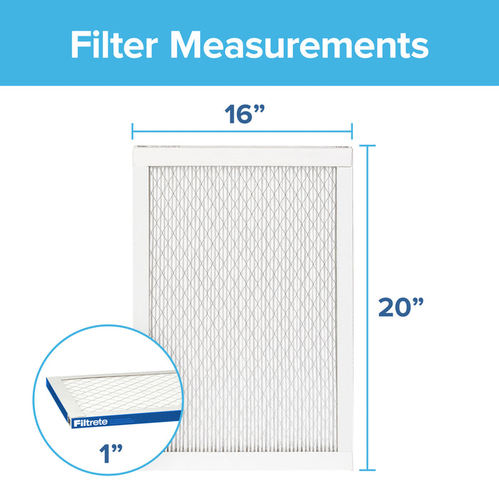 Filtrete Elite Allergen Reduction Filter EA00-2PK-1E, 16 in x 20 in x 1 in