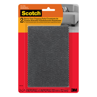 Scotch Grippy Dot Pads SP934-NA, Rectangle, 4x6-in 2/pk