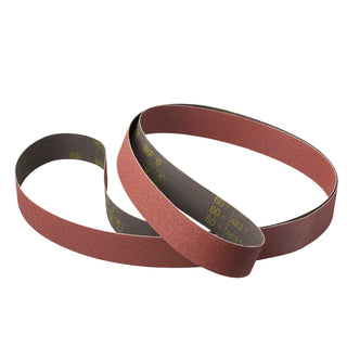 3M Cubitron II Cloth Belt 966F, 24+ ZF-weight, 4 in x 145 in, Film-lok