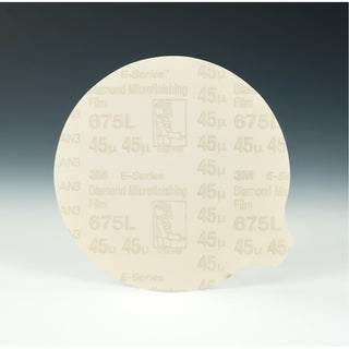 3M Hookit Diamond Microfinishing Film Disc 675L, 45 Mic 5MIL, Gray, 5in x NH