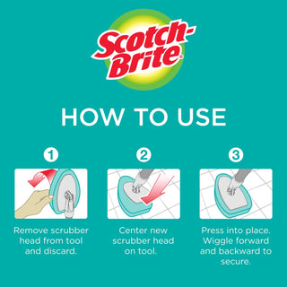 Scotch-Brite's® Non-Scratch Tub & Tile Scrubber Refill 560-6