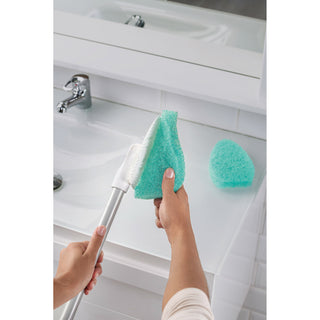 Scotch-Brite Shower and Bath Scrubber 549X-4, 1 - Handle/Tool with card