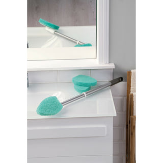 Scotch-Brite Shower and Bath Scrubber 549X-4, 1 - Handle/Tool with card