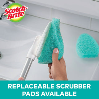 Scotch-Brite Shower and Bath Scrubber 549X-4, 1 - Handle/Tool with card