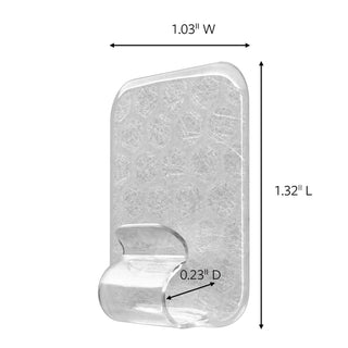 Command® Adjustables Repositionable 1/2 lb Clips, 6 Clips