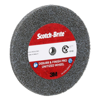 Scotch-Brite Deburr & Finish Pro Unitized Wheel, DP-UW, 4C Medium+