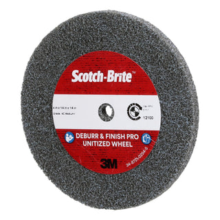 Scotch-Brite Deburr & Finish Pro Unitized Wheel, DP-UW, 4C Medium+