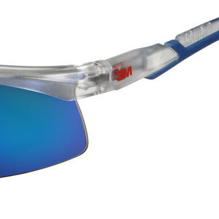 3M Solus 2000 Series, S2008AS-CLR, Clear/Blue Temples