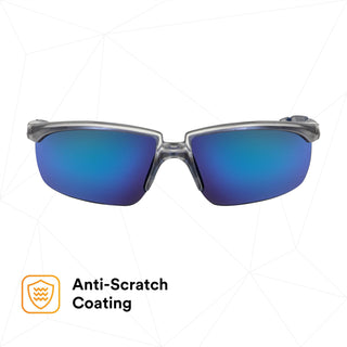 3M Solus 2000 Series, S2008AS-CLR, Clear/Blue Temples