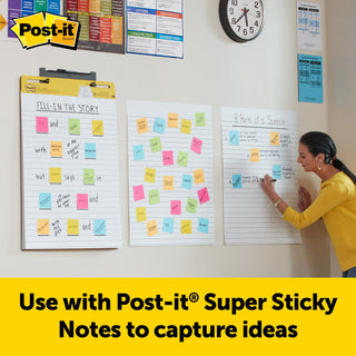 Post-it® Super Sticky Easel Pad Lined 561WL VAD 2PK, 25 in x 30 in