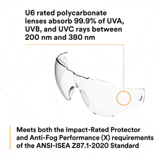 3M Goggle Gear, 500-Series, GG501SGAF-LENS