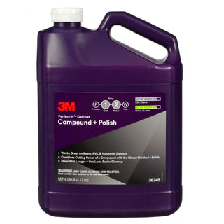 3M Perfect-It Gelcoat Compound + Polish 30345, 1 gal (9.09 lb)