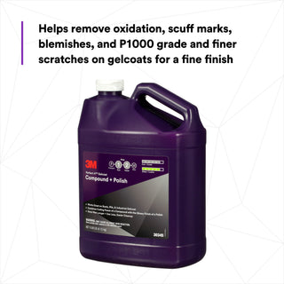 3M Perfect-It Gelcoat Compound + Polish 30345, 1 gal (9.09 lb)