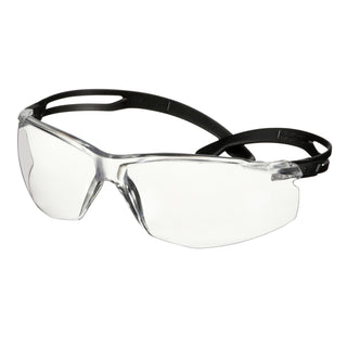 3M SecureFit 500 Series SF501AF-BLK, Black, Clear Anti-Fog/Anti-
Scratch Lens