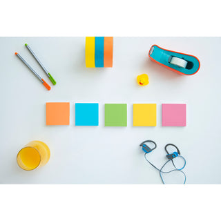 Post-it® Super Sticky Notes 654-5SSUC, 3 in x 3 in (76 mm x 76 mm)