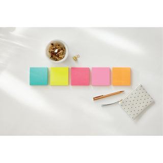 Post-it® Super Sticky Notes 654-5SSNO, 3 in x 3 in (76 mm x 76 mm), Neon Orange