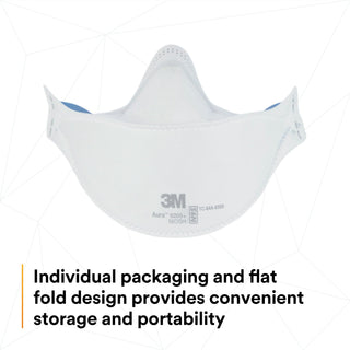 3M Aura Particulate Respirator 9205+, N95