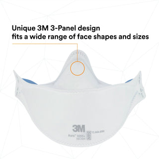 3M Aura Particulate Respirator 9205+, N95