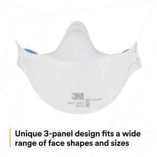 3M Aura Particulate Respirator 9205+, N95