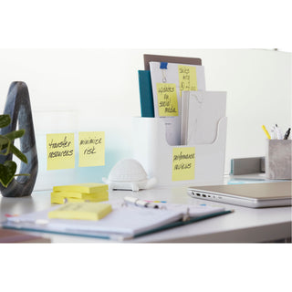 Post-it® Super Sticky Notes 654-24SSCY, 3 in x 3 in (76 mm x 76 mm)
