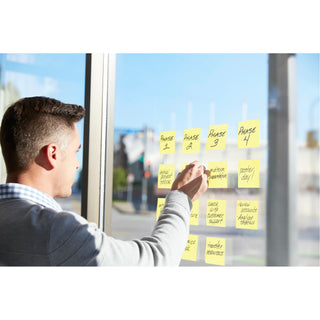 Post-it® Super Sticky Notes 654-24SSCY, 3 in x 3 in (76 mm x 76 mm)