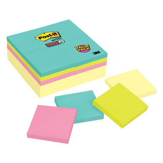 Post-it® Notes 654-24SSCYM, 3 in x 3 in (76 mm x 76 mm)