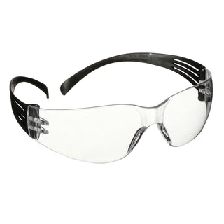 3M SecureFit 100 Series SF101AS-BLK, Black Temples, Clear Anti-Scratch Lens