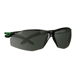 3M SecureFit 500 Series SF530AF-GRN, Black/Green, IR 3.0 Gray AF-AS Lens