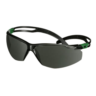 3M SecureFit 500 Series SF530AF-GRN, Black/Green, IR 3.0 Gray AF-AS Lens