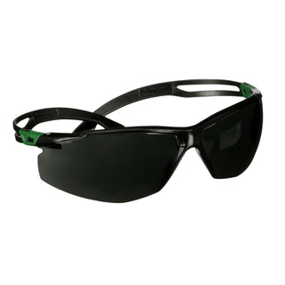 3M SecureFit 500 Series SF550AF-GRN, Black/Green, IR 5.0 Gray AF-AS Lens