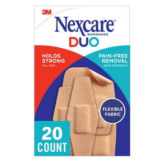 Nexcare DUO Bandages DSA-20, Assorted 20 ct