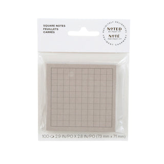 Post-it® Printed Notes NTD-33-GRY-EF, 2.9 in x 2.8 in (73 mm x 71 mm)