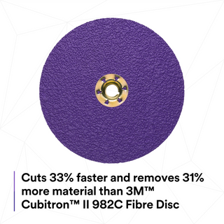 3M Cubitron II Fibre Disc 982CX Pro, 36+, TN Quick Change, 7 in, Die
TN700BB